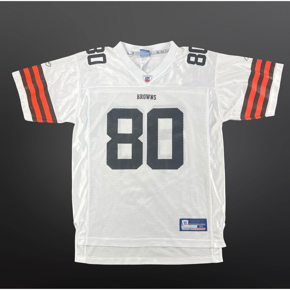 Vintage Reebok Kellen Winslow II Browns NFL Jersey Youth XL (18-20) White Y2K